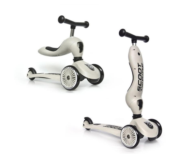 Scoot & Ride Highwaykick 1 Jeździk i hulajnoga 2w1 Ash - 573297 - zdjęcie